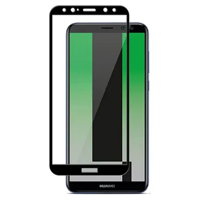 Huawei Mate 10 Lite "Rurihai" Tempered Glass melns ekrāna aizsargstikls 2.5D | Vacins.lv