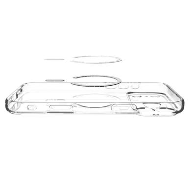 Apple iPhone 17 Pro Max "Spigen" Ultra MagFit dzidrs, caurspīdīgs cieta silikona apvalks | vacins.lv