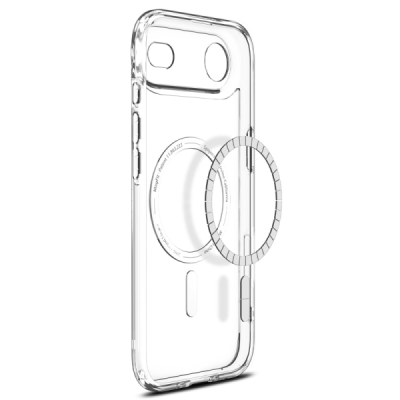 Apple iPhone Air "Spigen" Ultra MagFit dzidrs, caurspīdīgs cieta silikona apvalks | vacins.lv