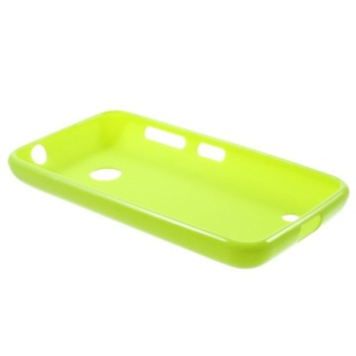Nokia Lumia 530 (520 DS) Jelly Case zaļš cieta silikona (TPU) futrālis / Vacins.lv
