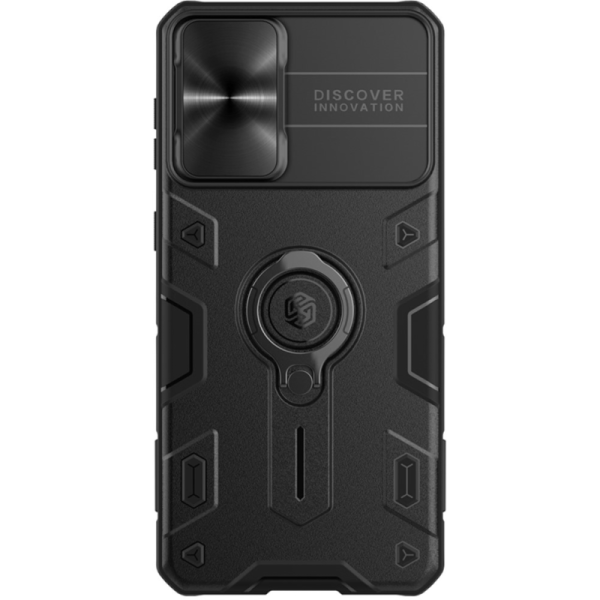 "Nillkin" CamShield Armor apvalks - melns (Galaxy S21+)