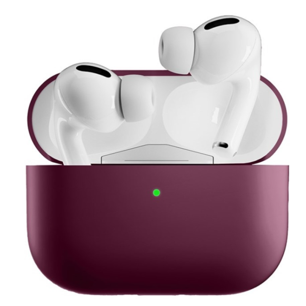 Silikoninis ausinių dėklas - bordo (AirPods Pro 2)
