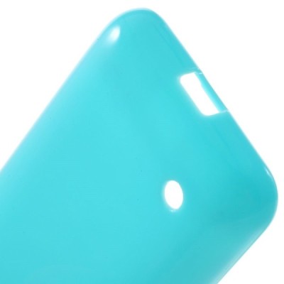 Nokia Lumia 530 (530 DS) mėlynas kieto silikono (TPU) dėklas - nugarėlė / Priedai.lt