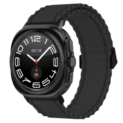 "KALEBOL" viedpulkstenis Samsung Galaxy Watch Ultra 47mm auduma melna aproce | Priedai.lt