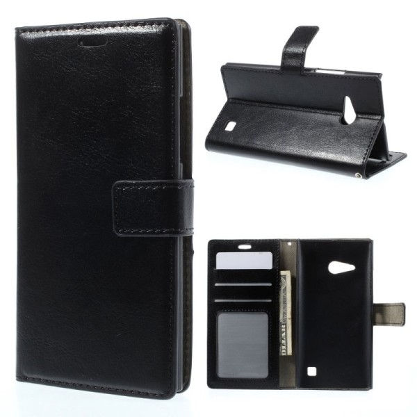Atvēramais futrālis - melns (Lumia 730 / 735)