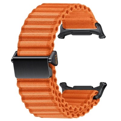 "KALEBOL" viedpulkstenis Samsung Galaxy Watch Ultra 47mm auduma oranžs aproce | Priedai.lt