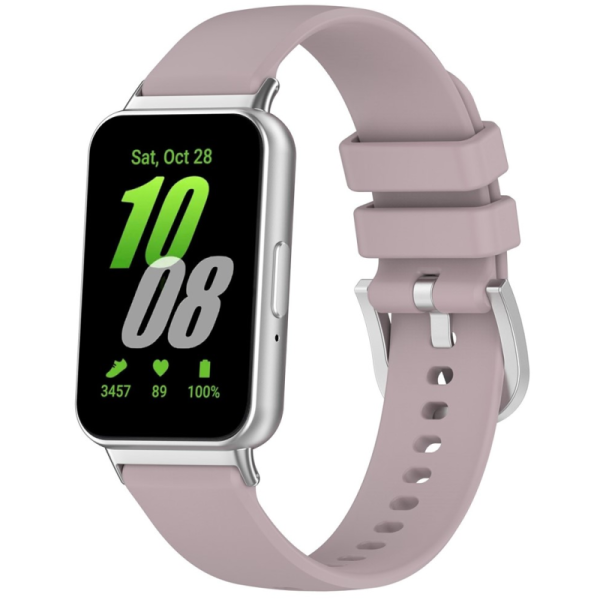 Išmaniojo laikrodžio kieto silikono (TPU) apyrankė - violetinė (Samsung Galaxy Fit3)