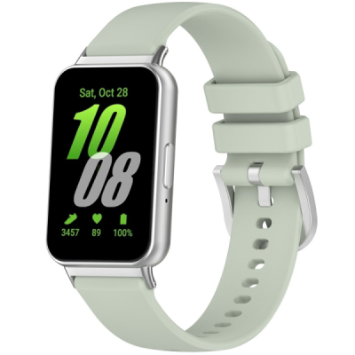 Viedā pulksteņa Samsung Galaxy Fit3 cietā silikona (TPU) siksniņa - piparmētru | Vacins.lv