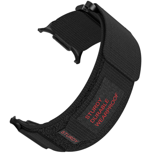 „Strap“ išmaniojo laikrodžio medžiaginė apyrankė - juoda (Galaxy Watch Ultra 47mm)