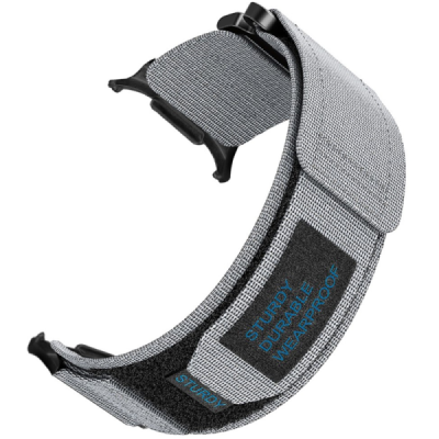 "Strap" išmaniojo laikrodžio Samsung Galaxy Watch Ultra 47mm medžiaginė pilka apyrankė | Priedai.lt