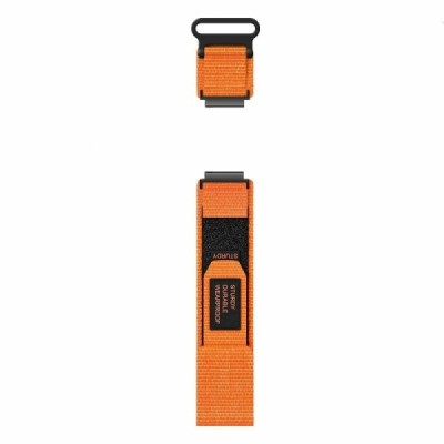 "Strap" viedpulkstenis Samsung Galaxy Watch FE 40mm / Watch7 44mm / 40mm Loop auduma oranžs aproce | Priedai.lt