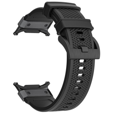 "LEMONDA" Išmaniojo laikrodžio Samsung Galaxy Watch Ultra 47mm kieto silikono (TPU) juoda apyrankė | Priedai.lt