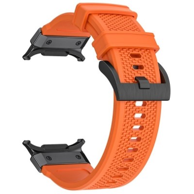 "LEMONDA" Viedā pulksteņa Samsung Galaxy Watch Ultra 47mm cietā silikona (TPU) siksniņa - oranžs | Vacins.lv