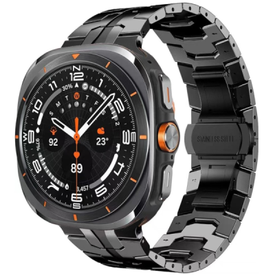 Išmaniojo laikrodžio Samsung Galaxy Watch Ultra 47mm metalinė juoda apyrankė | Priedai.lt