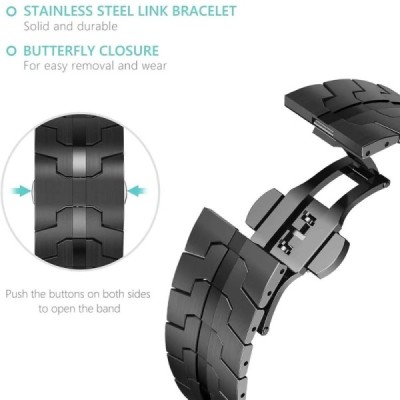 Samsung Galaxy Watch Ultra 47 mm metāla melna siksniņa | Vacins.lv