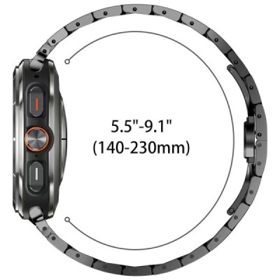 Samsung Galaxy Watch Ultra 47 mm metāla melna siksniņa | Vacins.lv