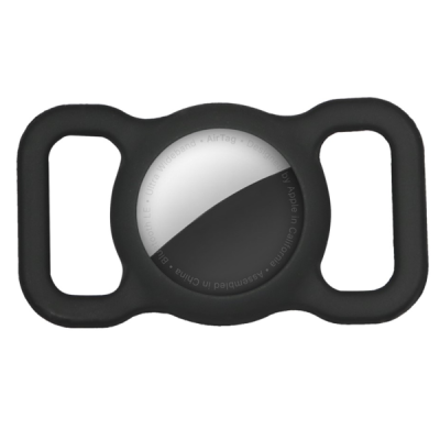 Apple AirTag silikona melns maciņš SmartTag | Vacins.lv