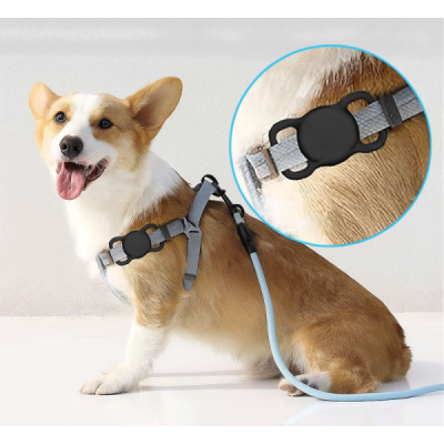 Apple AirTag silikoninis juodas daiktų ieškiklio dėklas | Priedai.LT