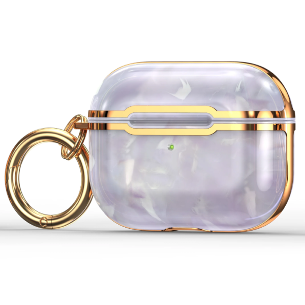 "KIQ" Plastmasas austiņu korpuss - violets (AirPods Pro 2)