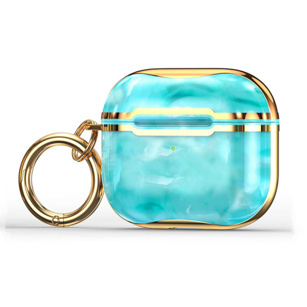 "KIQ" Plastikinis ausinių dėklas - mėtinė (AirPods Pro 2)