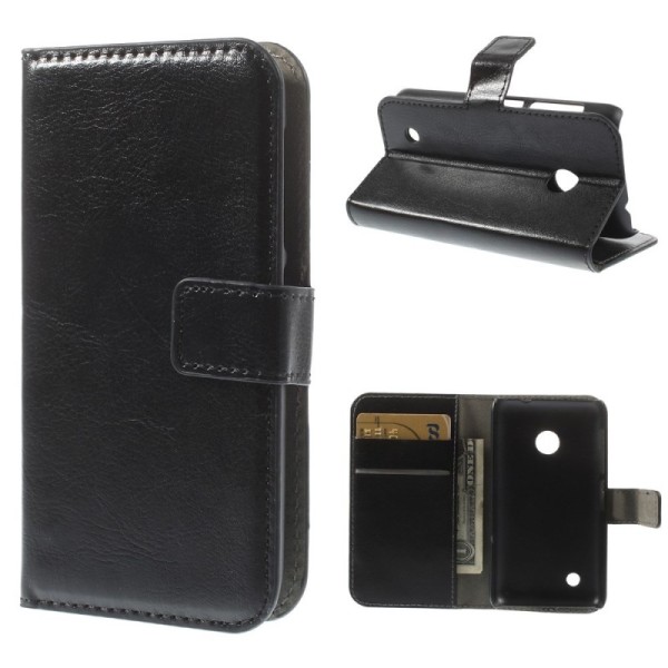 Atverčiamas dėklas - juodas (Lumia 530)