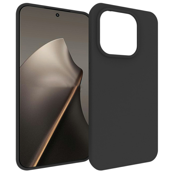 „Xhomet“ Cieta silikona (TPU) apvalks - melns (Xiaomi 15T)
