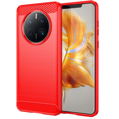 Huawei Mate 50 Pro 4G "Carbon" cieta silikona (TPU) sarkans apvalks | Vacins.lv