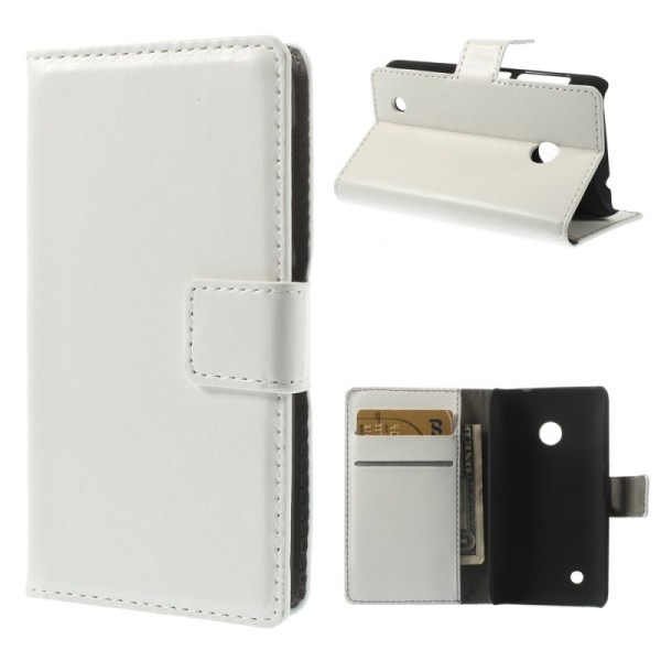 Atvēramais futrālis - balts (Lumia 530)