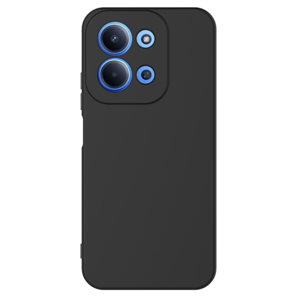 "Shell" cieta silikona (TPU) apvalks - melns (Redmi 15C)