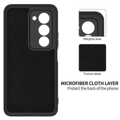 Xiaomi Redmi 15 4G "Shell" cieta silikona (TPU) apvalks - melns | vacins.lv