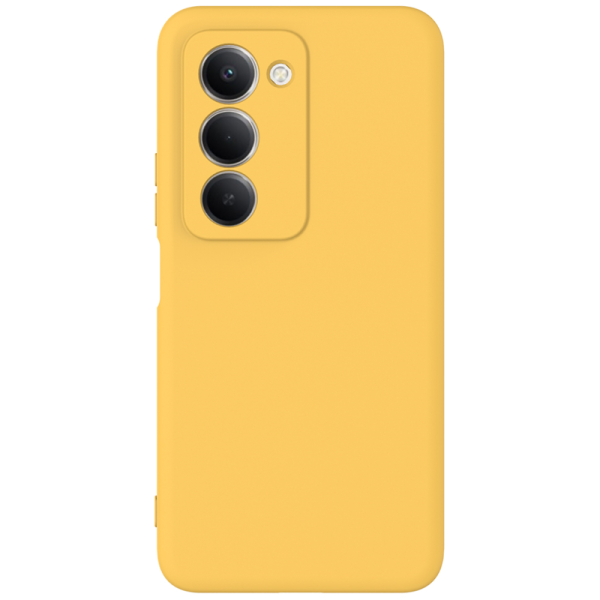 "Shell" cieta silikona (TPU) apvalks - dzeltens (Redmi 15 4G)