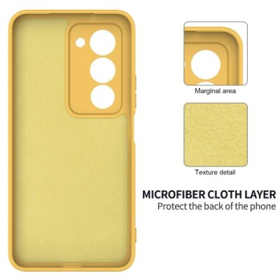 Xiaomi Redmi 15 4G "Shell" cieta silikona (TPU) apvalks - dzeltens | vacins.lv