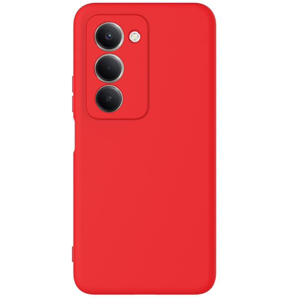 "Shell" cieta silikona (TPU) apvalks - sarkans (Redmi 15 4G)