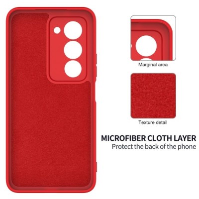 Xiaomi Redmi 15 4G "Shell" cieta silikona (TPU) apvalks - sarkans | vacins.lv