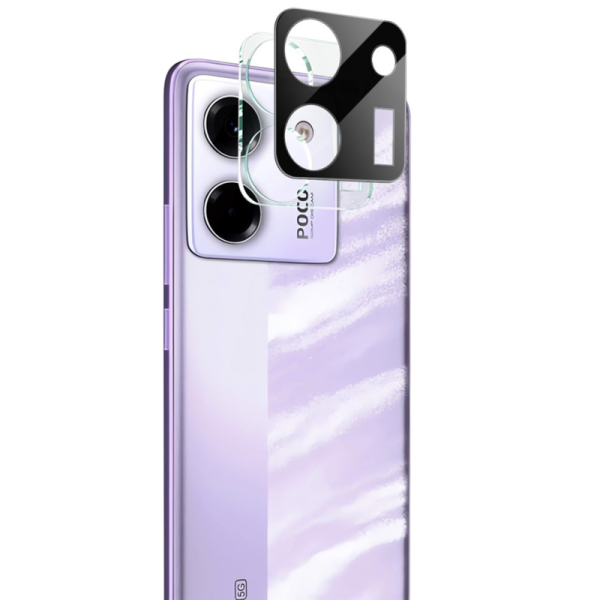 "IMAK" aizmugurējās kameras aizsargstikls 0.33 mm - melns (Poco M7 Pro 5G)