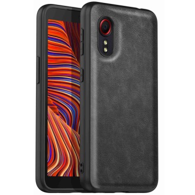 „Kalangshi“ Texture Samsung Galaxy Xcover 5 juodas odinis dėklas | Priedai.lt