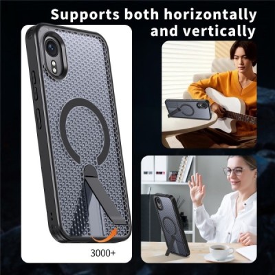 Samsung Galaxy Xcover 7 „HotSpot“ MagSafe Kickstand juodas dėklas - nugarėlė | Priedai.lt