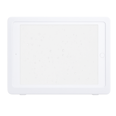 „Waterproof Tablet Holder“ Universāls, pie sienas stiprināms balts planšetdatora maciņš lietošanai vannā vai dušā | Vacins.lv