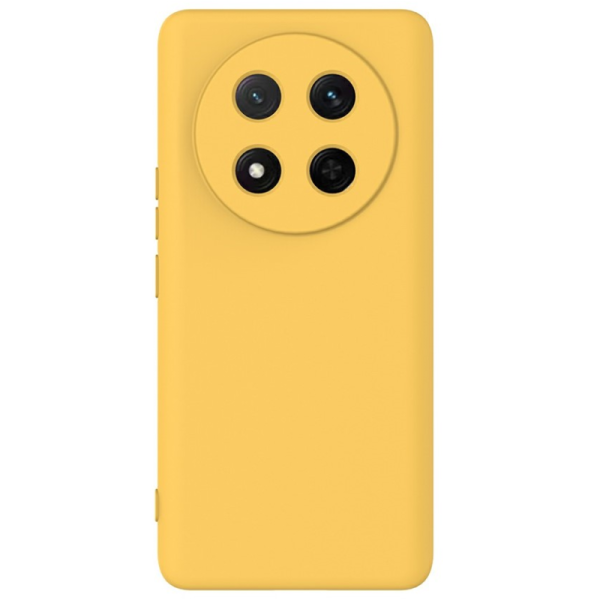 "Shell" cieta silikona (TPU) apvalks - dzeltens (Honor Magic7 Lite / X9c / X60 Pro)