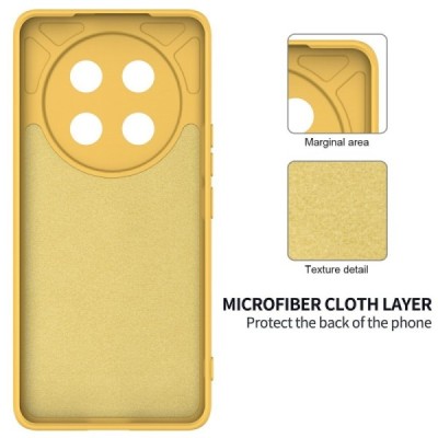 Huawei Honor Magic7 Lite / X9c / X60 Pro "Shell" cieta silikona (TPU) apvalks - dzeltens | vacins.lv