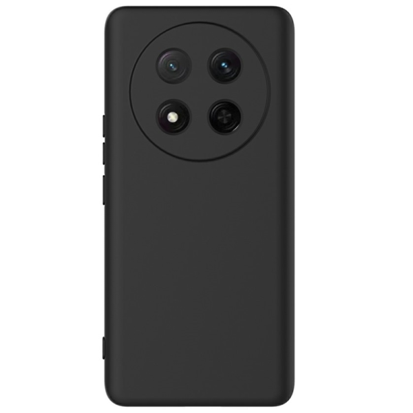 "Shell" cieta silikona (TPU) apvalks - melns (Honor Magic7 Lite / X9c / X60 Pro)