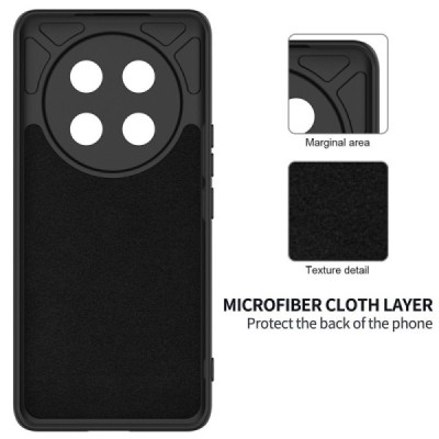 Huawei Honor Magic7 Lite / X9c / X60 Pro "Shell" cieta silikona (TPU) apvalks - melns | vacins.lv