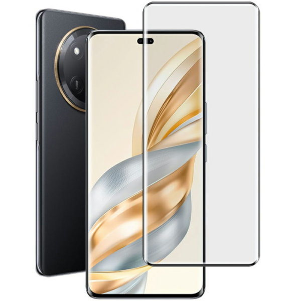 „IMAK“ Tempered Glass pilnai dengiantis apsauginis ekrano stiklas - juodas (Honor Magic7 Lite / X9c / X60 Pro)