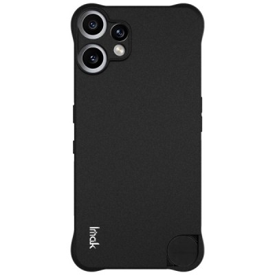 Nothing CMF Phone 2 Pro "Imak" pastiprinātas aizsardzības Airbag cieta silikona matēta (TPU) melns vāciņš | Vacins.lv