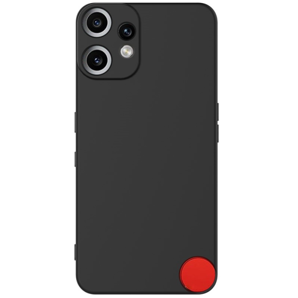 "Shell" cieta silikona (TPU) apvalks - melns (CMF Phone 2 Pro)