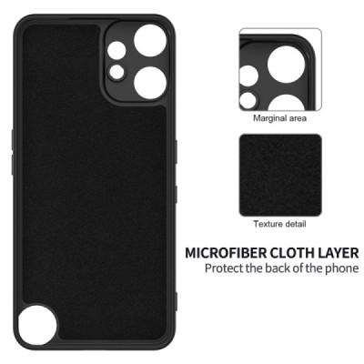 Nothing CMF Phone 2 Pro "Shell" cieta silikona (TPU) apvalks - melns | vacins.lv