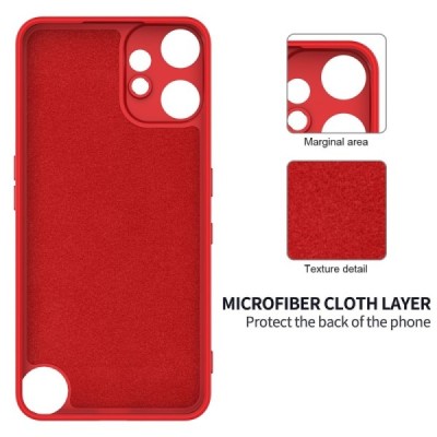 Nothing CMF Phone 2 Pro "Shell" cieta silikona (TPU) apvalks - sarkans | vacins.lv