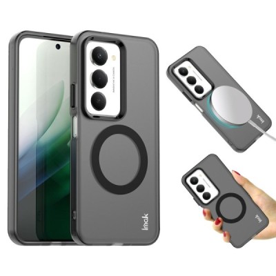 Xiaomi Redmi 15 4G / Redmi 15 5G "IMAK" Candy MagSafe matēts cieta silikona (TPU) apvalks - melns | vacins.lv