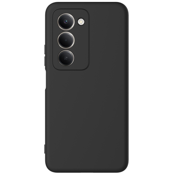 "Shell" cieta silikona (TPU) apvalks - melns (Redmi 15 5G)