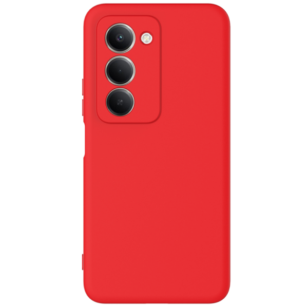 "Shell" cieta silikona (TPU) apvalks - sarkans (Redmi 15 5G)